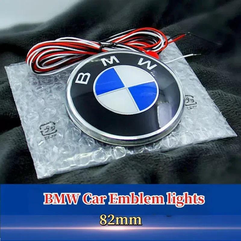 vbjly8 Car LED Emblem Light 82mm Front Or Rear Static Single Color Red Blue White FOR BMW F10 E90 E60 E61 E93 E87 F30 F15 X1 X3 X5 X6 QT5