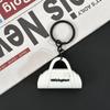 New Soft Pilates Keychain Yoga Core Bed Keychain Silicone Gym Key Chain Motivational Girl Gym Accessories Fitness Gifts