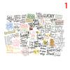 50Pcs Motivational Phrases Sticker Inspirational Life Waterproof Diy Decals