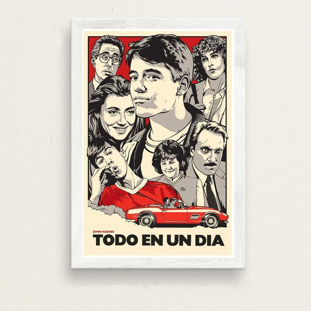 Ferris Bueller's Day Off Movie Classic Art Painting Vintage Canvas Poster Wall Home Decor