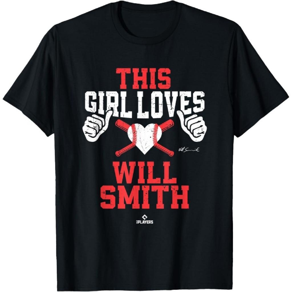This Girl Loves Will Smith Will Smith Los Angeles MLBPA T-Shirt