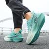 Fashion Lace-up Running Shoes Men Women Damping Sneakers Training Sports Shoes Anti-slip Thick-soled Trainers Breathable