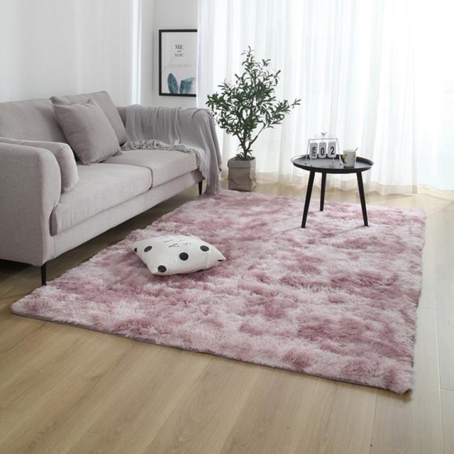 For Bedroom Living Room Home Carpet Nordic Fluffy Plush Children 'S Room Decor Non Slip Mats Lounge Porch Table Coffee Large Rugs