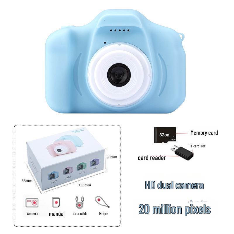 Детская HD цифровая мультяшная камера - Мини-игрушка для детского подарка на день рождения
