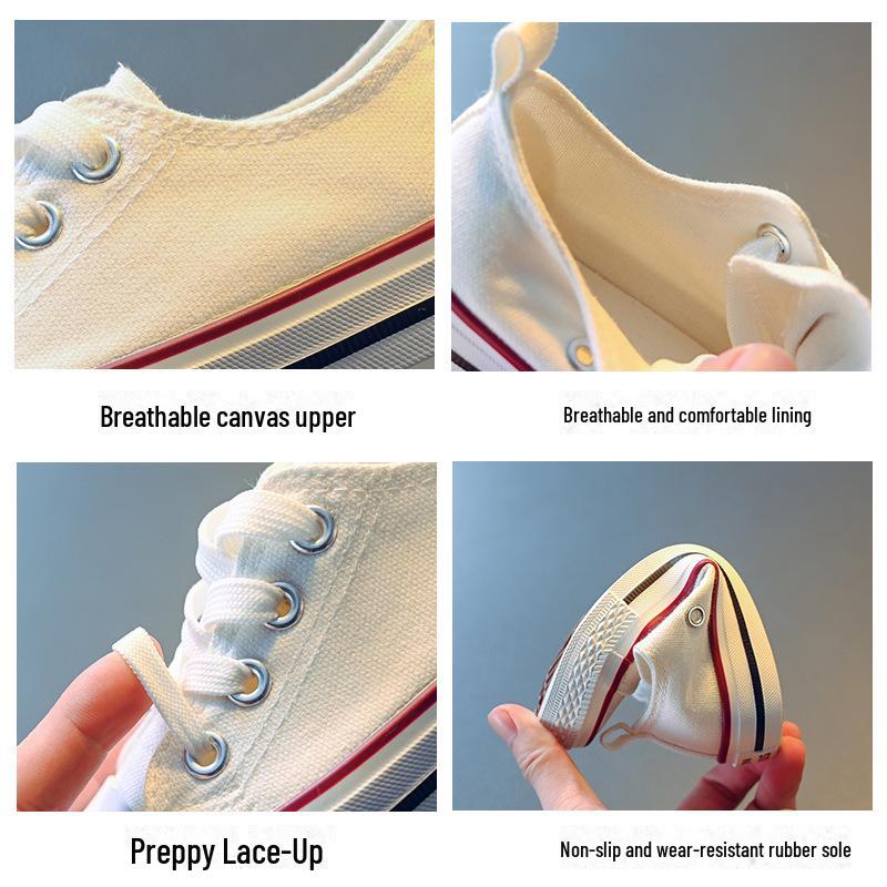 Весенние детские дышащие парусиновые кроссовки 2023 года для мальчиков и девочек