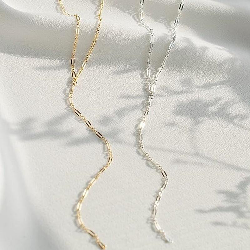 Модная геометрическая Y-образная цепочка для свитера для женщин, цепочка с двойной губой от холодного ветра, ожерелье с бахромой