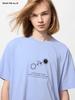 Uniqlo Графическая футболка «Мир для всех» с коротким рукавом, стандартного кроя, Honjo