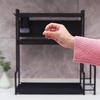 Stainless Steel 3-Tier Kitchen Countertop Seasoning Rack