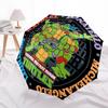 1pc Turtles Automatic Umbrella Durable Iron Frame & Plastic Handle, Gift for Men & Women, Sturdy Construction yy250902052