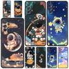 Cute Cartoon Astronaut Phone Case for Samsung Galaxy A13 A51 A71 A21S A12 A11 A31 A41 A23 A53 A73 A52 A32 5G A03S A01 Soft Cover