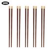 Household Handcraft Reusable Chopsticks Set Top Grade Gift Chopsticks Kitchen Tools(5 Pair Wenge