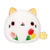 Sanei Boeki Dango Friends Flower Cat Dango Tulip Plush Toy, W7.5 X D6 X H7cm (NDH02)