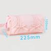 Bow Pencil Pouch Three Layers Stationery Storage Bag Save Space Pencil Case  School