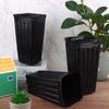 70Pcs Tall Tree Pots Plastic Deep Nursery Treepots Tall Seedling Flower Plant Co