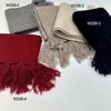 G·TENNA NX-W258 Unisex Pure Wool Tassel Scarf