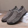 Тканевая обувь весенне-осенняя обувь мужская обувь слипоны повседневные джинсовые парусиновые туфли мягкая подошва нескользящие говяжья подошва папины кроссовки
