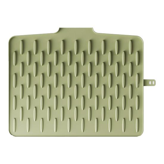 Коврик для сушки посуды Термостойкий силиконовый кухонный коврик для сушки Нескользящий коврик для кухонной столешницы Предотвращает скопление воды для горячих кастрюль сковородок Приготовление еды