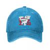Unisex Dandadan Turbo Granny Manga Hat Cute Cats Vintage Distressed Washed Baseball Cap Adjustable