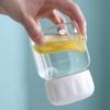 Leak-proof Glass Water Bottle Borosilicate Glass Mini Water Cup Soy Milk Coffee Mug  Women