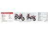 Aoshima Bunka Kyozai The Bike Series 53 Honda NC31 CB400 SUPER FOUR 1992 Model with Custom Parts Plastic Model Kit Co., Ltd. (AOSHIMA) 1/12 No.