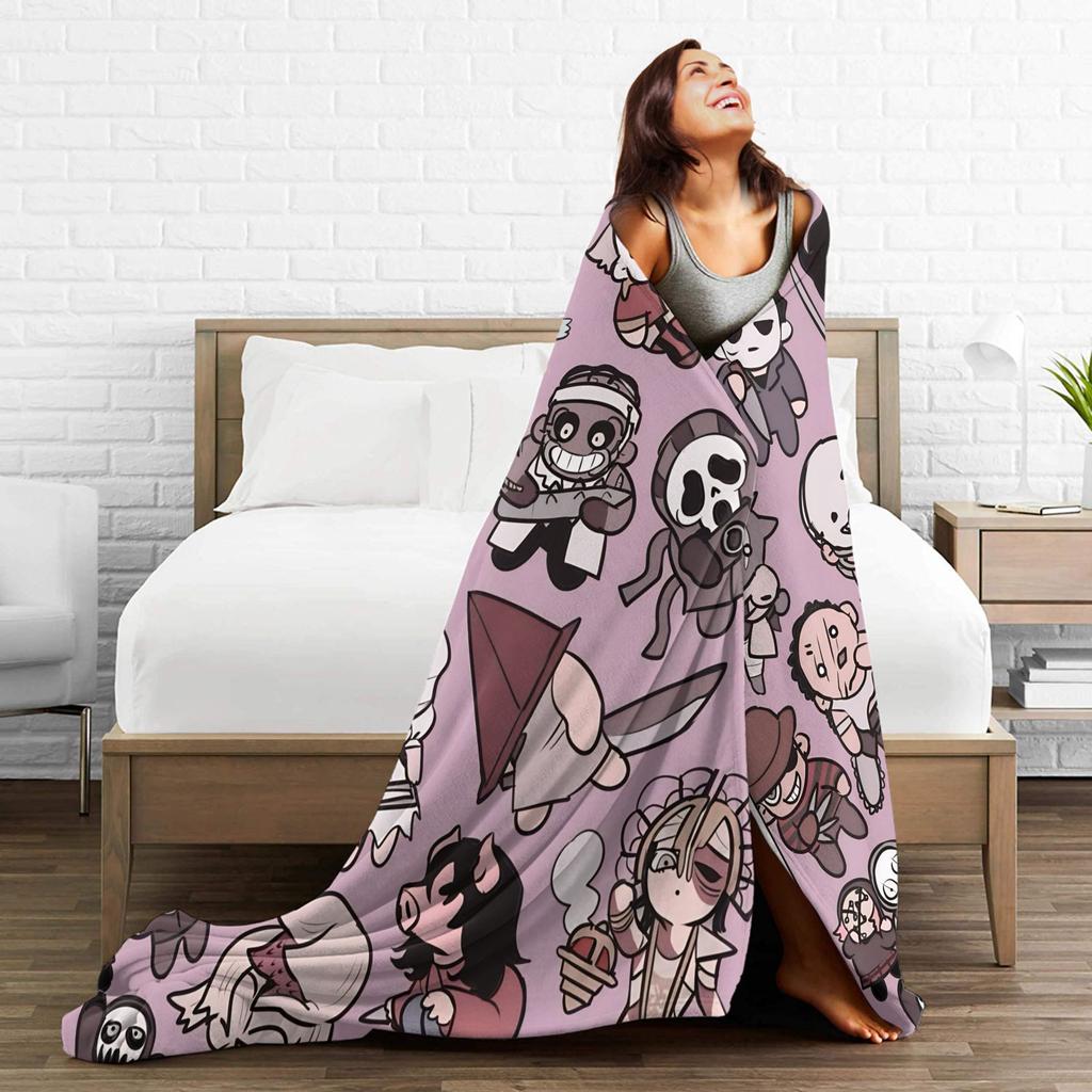 Deads by Daylights Warm Blanket Decorative Plush Throw Blanket Novelty Living Room Flannel Bedspread Sofa Bed Cover