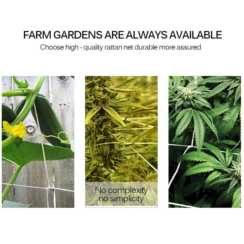 Решетка для садовых растений, сетка, сверхпрочная полиэфирная опора для растений, виноградная лоза, гидропоника, садовые сетчатые аксессуары, многоцелевое использование