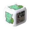 Colorful Led Pikachu Thermometer Alarm Clock For Kids' Room