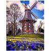 Полный 5D Diy Алмазная картина Пейзаж Ветряная мельница Вышивка Крестом Домашний декор Ручной подарок Подарок
