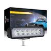 2 Pcs Car LED Light Bar 12V 18W 6500K Super Bright Work Light IP67 Waterproof Spot White Off Road Head Light Driving Light