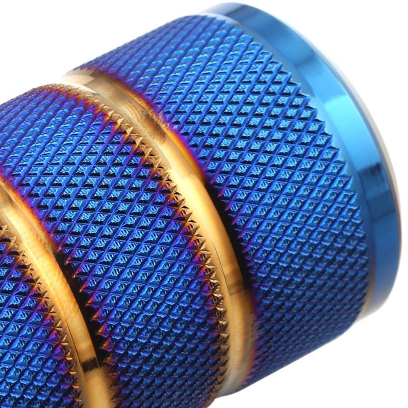 95 мм Нескользящая ручка переключения передач Механическая коробка передач Алюминиевая рифленая ручка рычага переключения передач Ручка рычага переключения передач Автоаксессуары