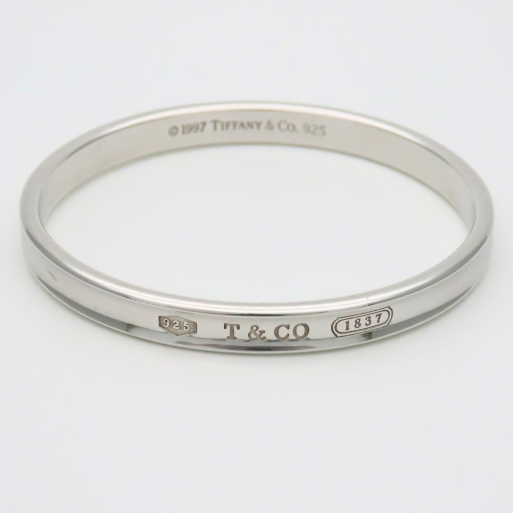 Used TIFFANY&Co. Bangle 1837 Silver925 32.7g Silver Classic