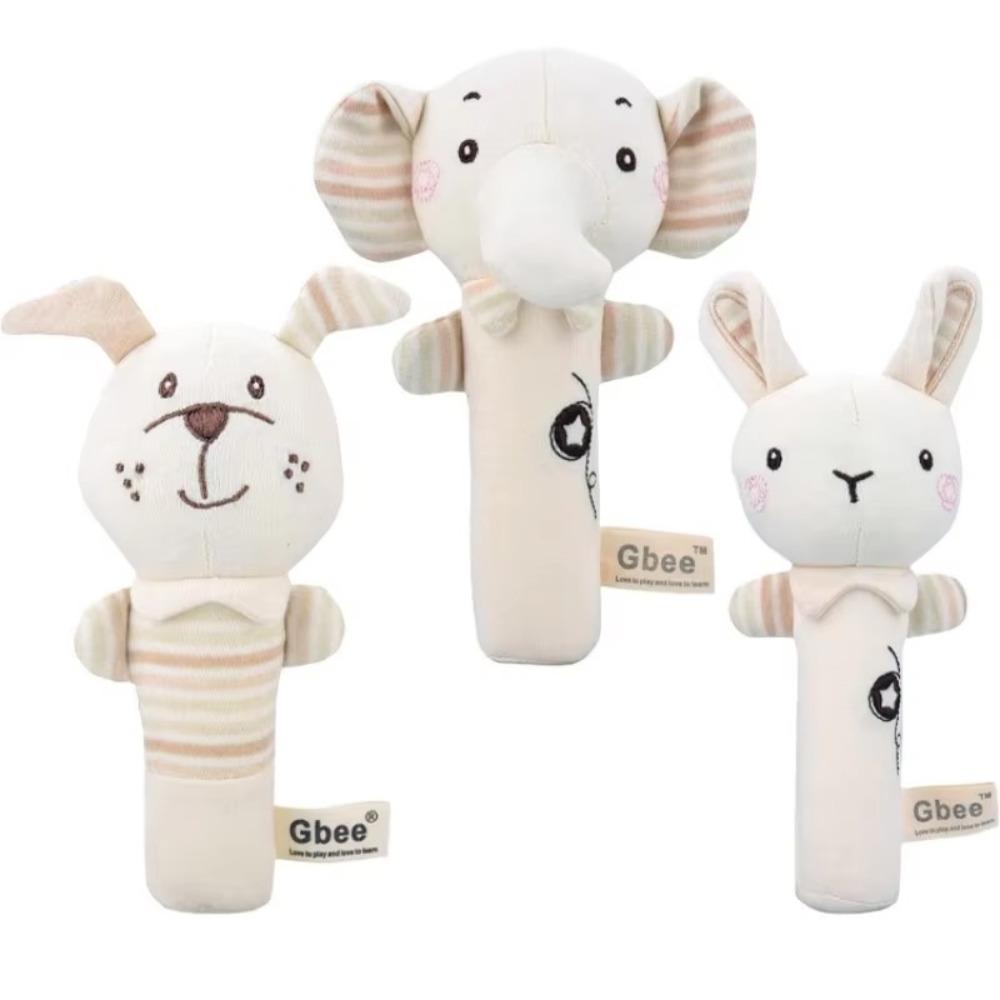 Cartoon Animals Newborn Comfort Toy Soft Infant Rattle Creative Baby Hand Shaker