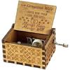 Wooden Uniq Carved Hand Crank Gorgeous-Wife Theme Music Box