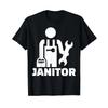 Janitor T Shirt Vintage Washed Casual Designer Clothes Breathable Stylish Comfortable Unisex Streetwear Slightly Graphic