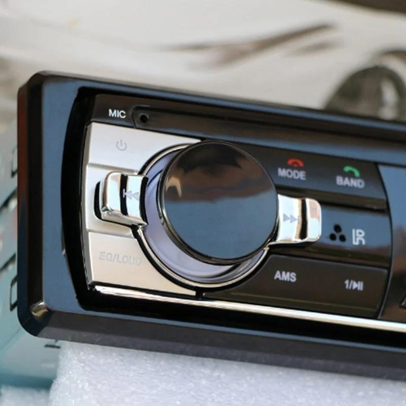 12 В Bluetooth автомобильная стерео FM-радио MP3 аудиоплеер USB SD AUX авто электроника сабвуфер встроенный 1 DIN авторадио