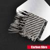 8pcs Car Door Handle Trim Cover  Carbon Fiber Exterior For BMW X5 F15 2014-2018,