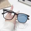 Photochromic Square Sunglasses Rectangle Fashion Women Men Shades Sun Glasses for Female Male Traveling Oculos Plain Glasses