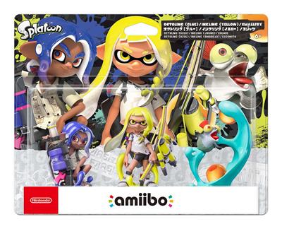 Набор из трех amiibo [Инклинг] (желтый) / Октолин (синий) / Коджаке] (Взвод серии)