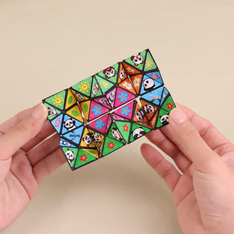 TaTanice Panda Changeable Magic Cube Toy