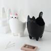 Household Storage Bucket Desktop Trash Can Without Cover Cat Shape Large Capacity Garbage Storage Pen Holder Living Room Bedroom