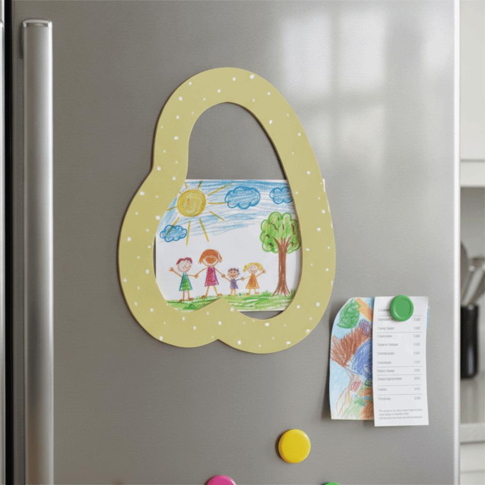 8PCS Reusable Magnetic Photo Frame Set Removable Picture Display Frame Classroom