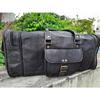 New Men's Genuine Leather Large Vintage Duffel Travel Weekend  Overnight Bag