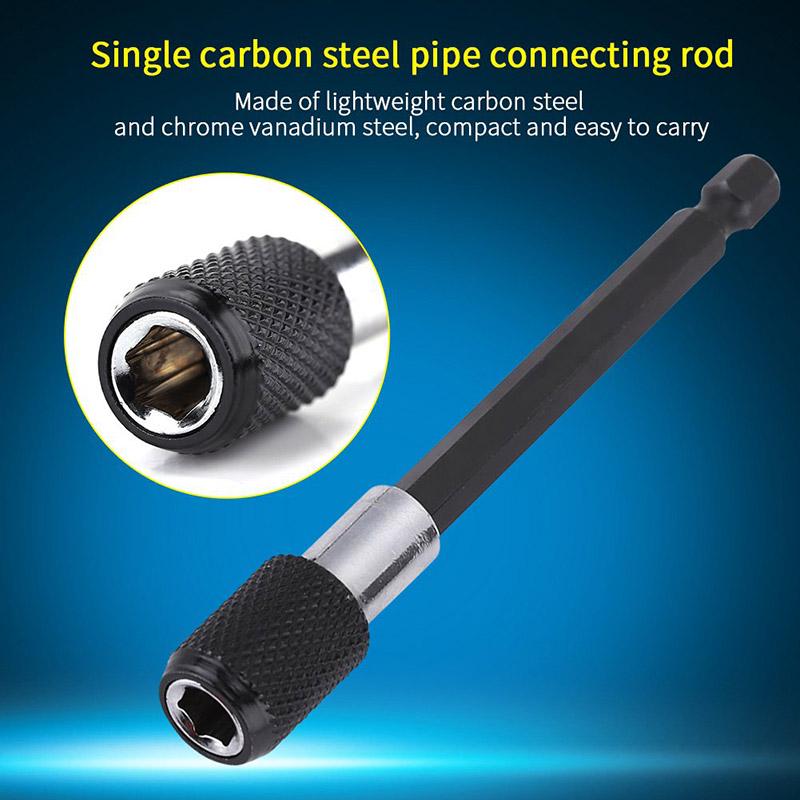 Шестигранный держатель магнитных бит для отвертки с хвостовиком 1/4 дюйма, удлинитель для ручного привода