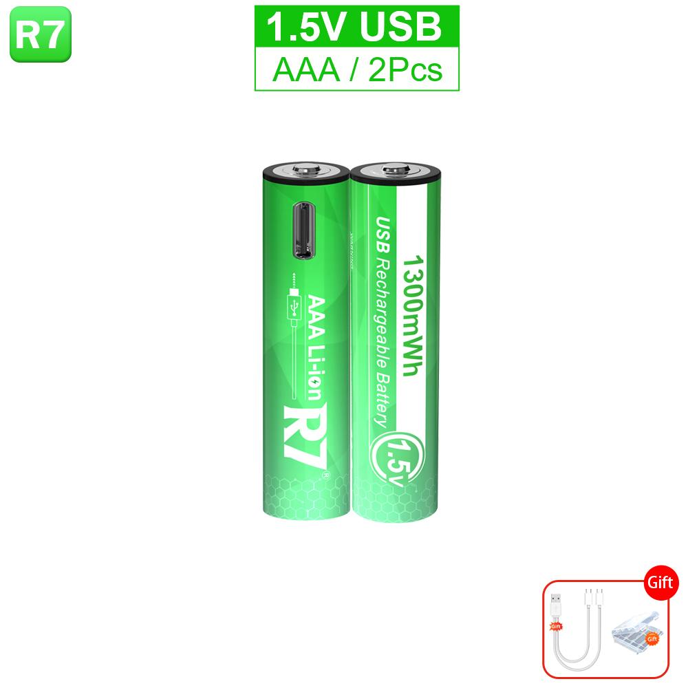 1,5 В AAA литий-ионная аккумуляторная батарея AAA 3A USB зарядка литиевых батарей с USB-кабелем для пульта дистанционного управления мышками-игрушками