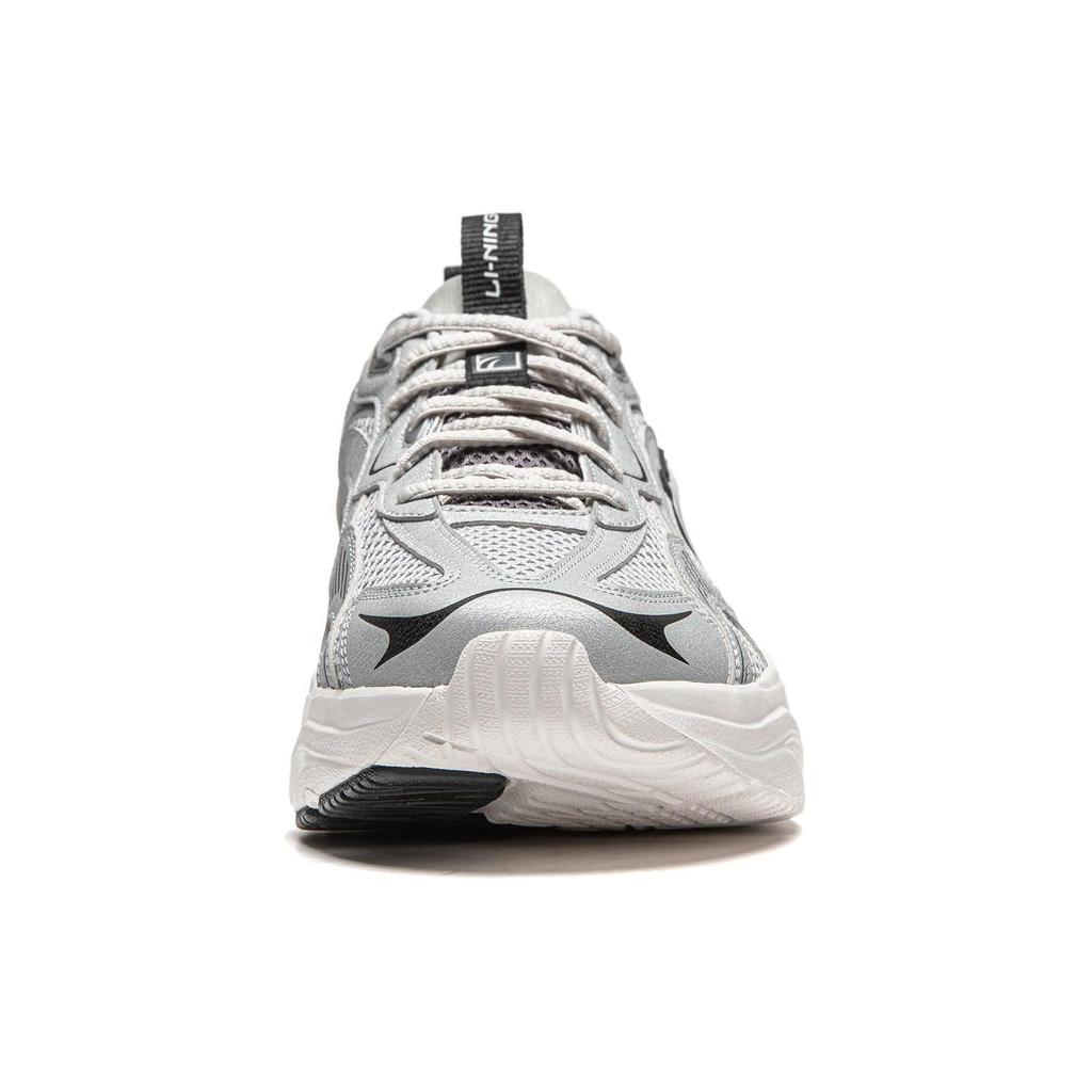 Li Ning Meteor Versatile Retro Dad Shoes Thick Sole Height Increasing Shock Absorption Non-Slip Wear-Resistant Support Low-Top Casual Shoes AGCU121-2
