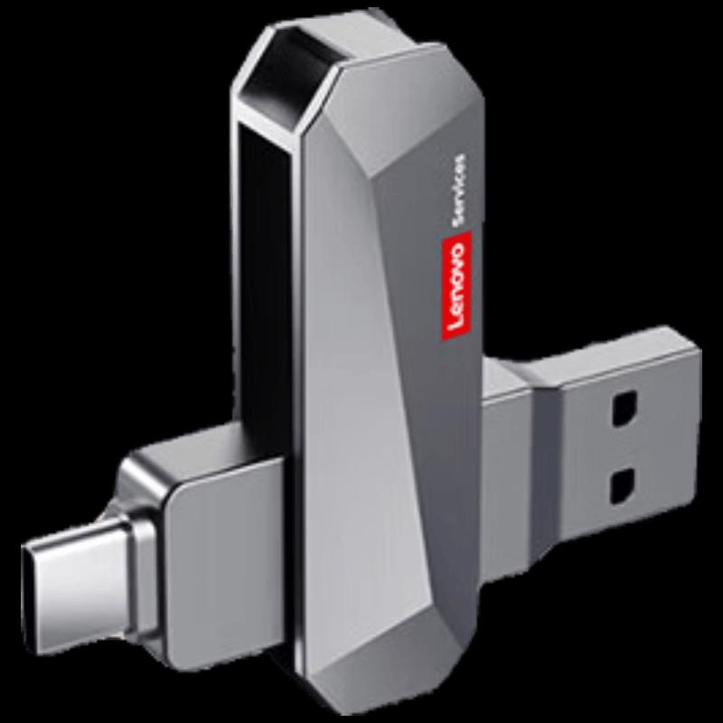 Lenovo Поворотный флеш-накопитель E510 с двойным интерфейсом Type-C и USB 3.2