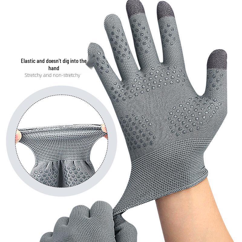 Breathable Non-Slip Cycling Gloves with Touchscreen Fingers