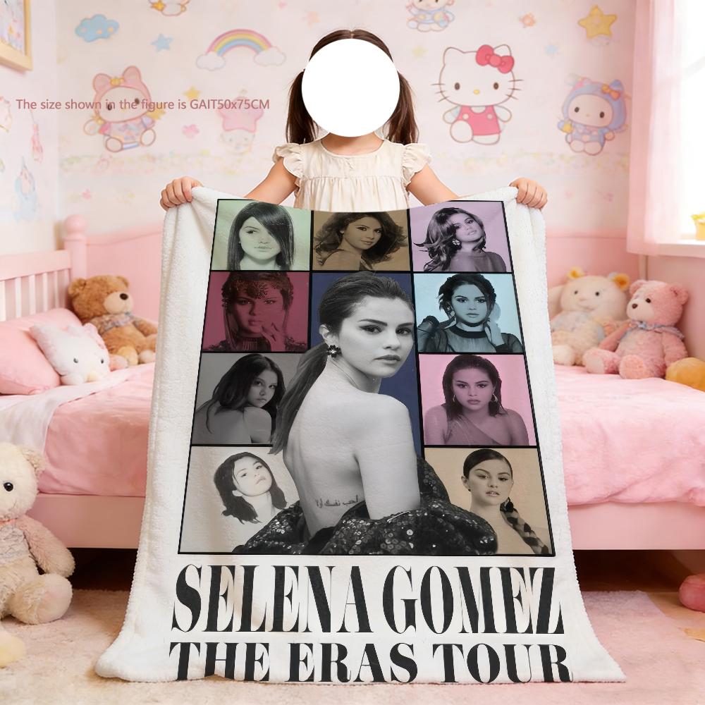 Blanket For Soft Throw Blanket for Picnic Bed Sofa Home Selena Bedroom Cozy singer Gomez Warm Comfortable
