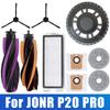 Spare Parts For JONR P20 PRO/T5 Pro Robot Vacuum Cleaner, Main Side Brush Hepa Filter Mop Cloth Mop Pad Dust Bag Replacement