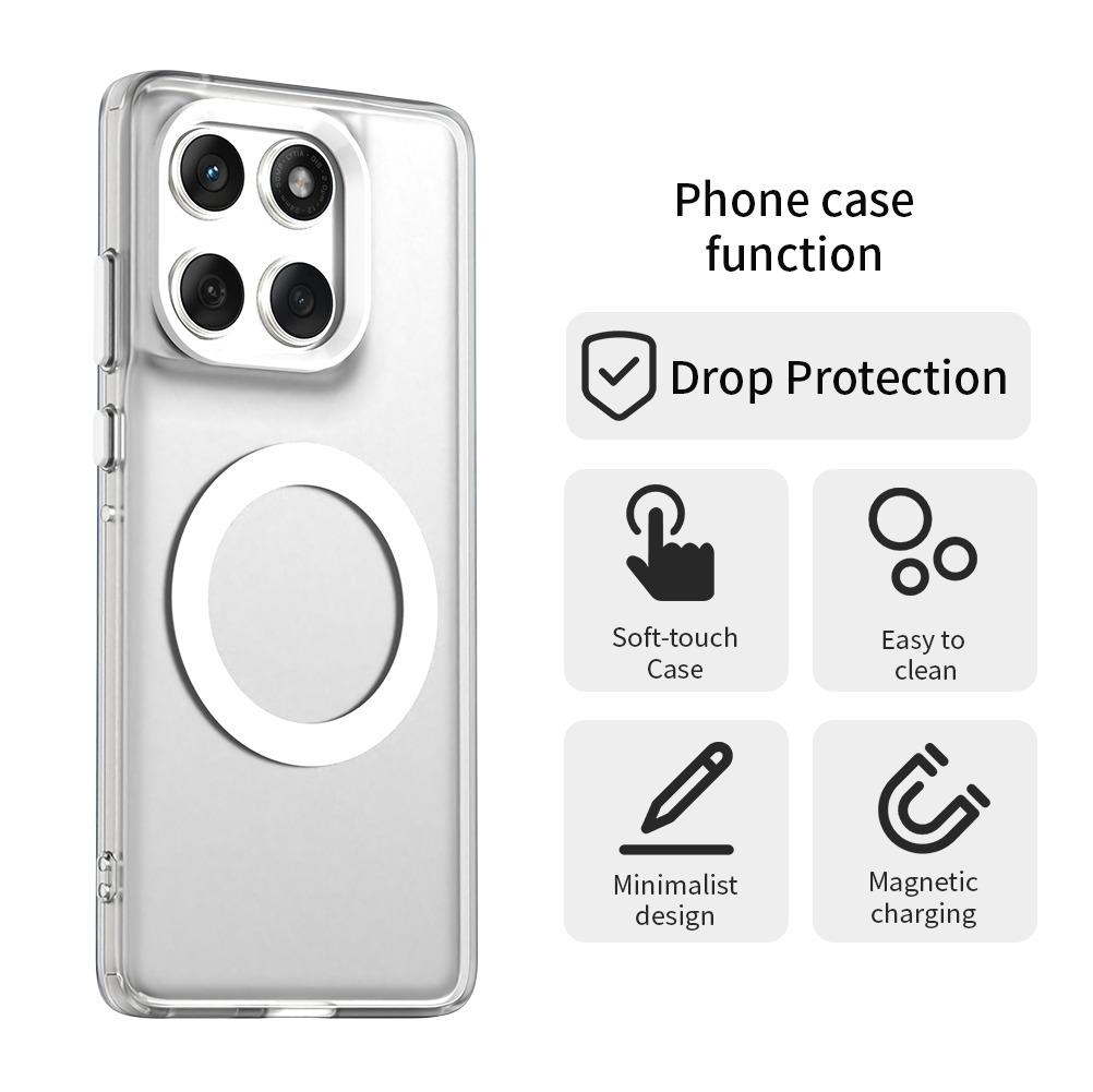 For Motorola Edge 60 Fusion 5G Case Magnetic Case Anti Drop Hybrid Phone Back Cover